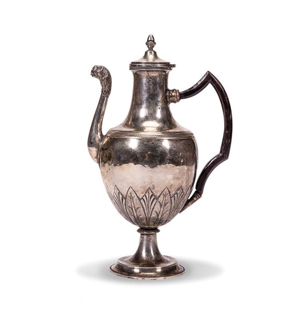 Versatoio e piattino in argent  - Asta Antiquariato, Pittura, Oggetti d'arte, Porcellana, Arte Moderna - Incanto Casa d'Aste e Galleria