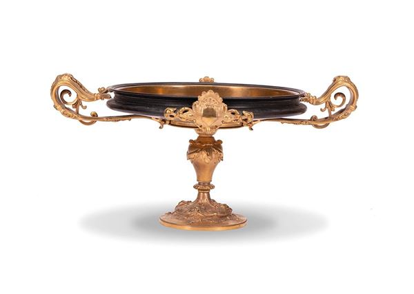 Coppa biansata in bronzo bruni  - Auction Dipinti del XX secolo - Incanto Casa d'Aste e Galleria