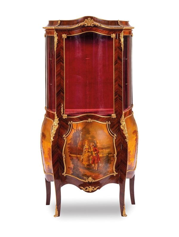 Grande credenza scantonata con