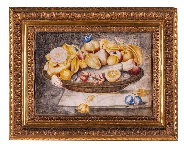 Pittore fiammingo del XVIII se  - Asta Antiquariato, Pittura, Oggetti d'arte, Porcellana, Arte Moderna - Incanto Casa d'Aste e Galleria