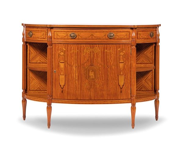 Credenza a dessert a mezzaluna  - Auction Dipinti del XX secolo - Incanto Casa d'Aste e Galleria