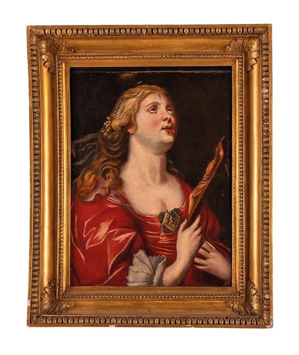 Pittore fiammingo del XVII sec  - Asta Antiquariato, Pittura, Oggetti d'arte, Porcellana, Arte Moderna - Incanto Casa d'Aste e Galleria
