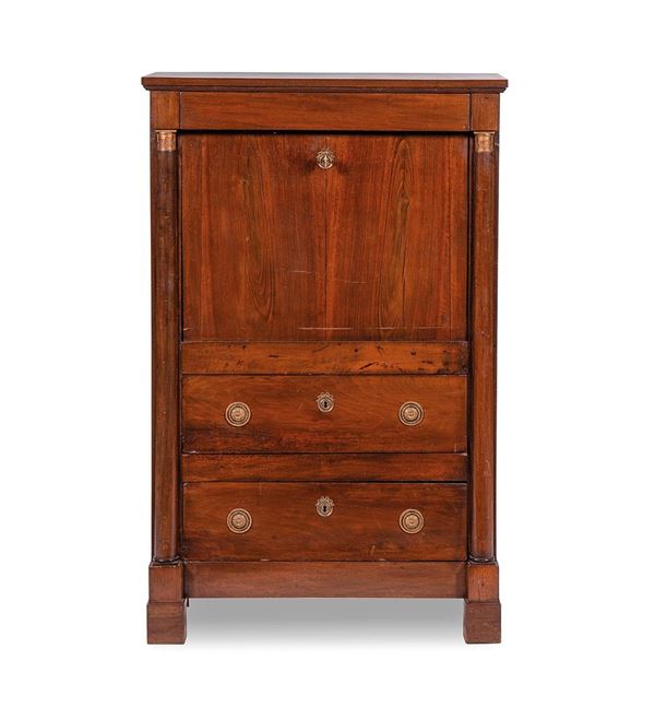 Secr&#232;taire in noce
Fronte con  - Asta Antiquariato, Pittura, Oggetti d'arte, Porcellana, Arte Moderna - Incanto Casa d'Aste e Galleria
