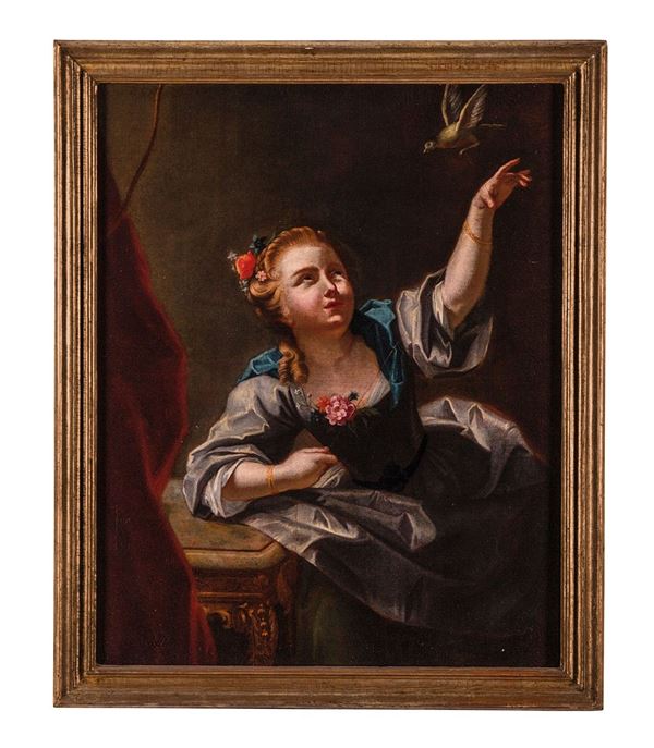 Da un originale di Jean Raoux   - Asta Antiquariato, Pittura, Oggetti d'arte, Porcellana, Arte Moderna - Incanto Casa d'Aste e Galleria