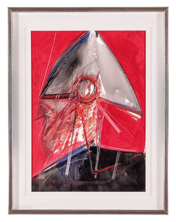 Piero Ruggeri - Napoleone rosso, 1969
Olio su