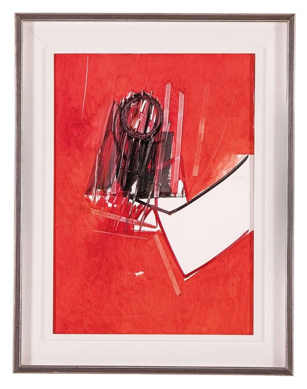 Piero Ruggeri : Figura rossa
Olio su tela, fi  - Asta Antiquariato, Pittura, Oggetti d'arte, Porcellana, Arte Moderna - Incanto Casa d'Aste e Galleria