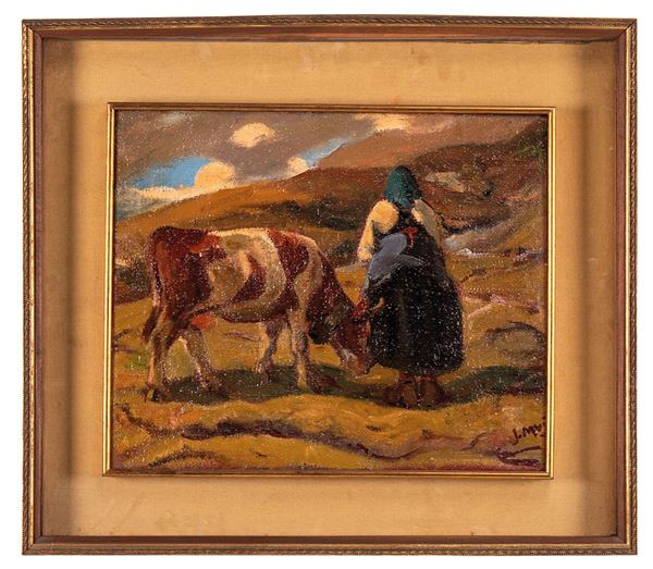 Italo Mus : La mietitura del grano
Olio s  - Asta Antiquariato, Pittura, Oggetti d'arte, Porcellana, Arte Moderna - Incanto Casa d'Aste e Galleria