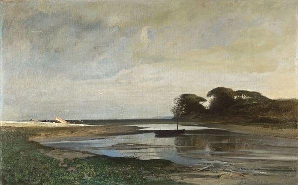 Enrico Reycend - Paesaggio canavesano
Olio su 
