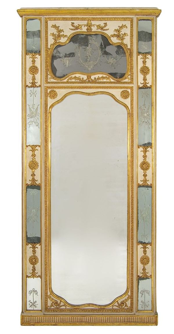 Specchiera fondosala in legno 