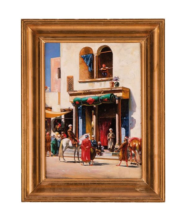 Tavolino da centro di forma ov  - Asta Antiquariato, Pittura, Oggetti d'arte, Porcellana, Arte Moderna - Incanto Casa d'Aste e Galleria