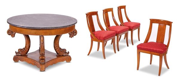 Poltroncina girevole rivestita  - Asta Antiquariato, Pittura, Oggetti d'arte, Porcellana, Arte Moderna - Incanto Casa d'Aste e Galleria