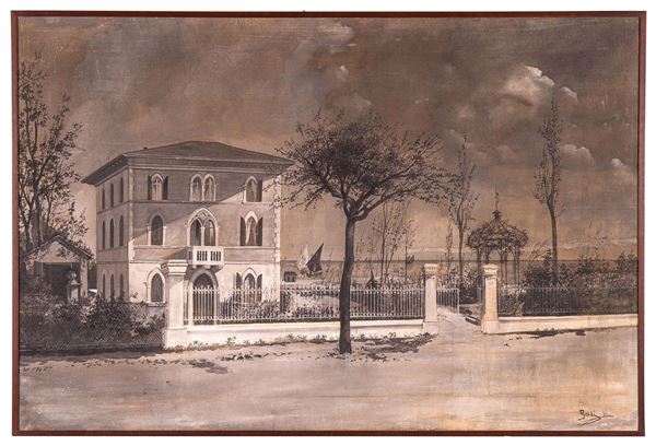 Pittore del XX secolo
Casa co  - Asta Antiquariato, Pittura, Oggetti d'arte, Porcellana, Arte Moderna - Incanto Casa d'Aste e Galleria