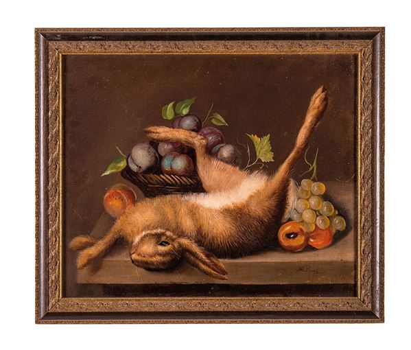 Coppia di nature morte
Olio s  - Asta Antiquariato, Pittura, Oggetti d'arte, Porcellana, Arte Moderna - Incanto Casa d'Aste e Galleria