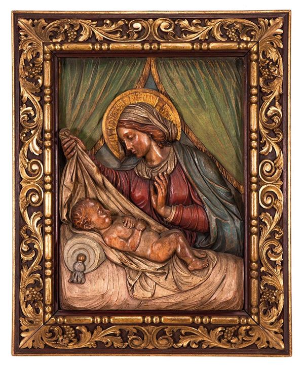 Madonna col Bambino
Altorilie  - Asta Antiquariato, Pittura, Oggetti d'arte, Porcellana, Arte Moderna - Incanto Casa d'Aste e Galleria