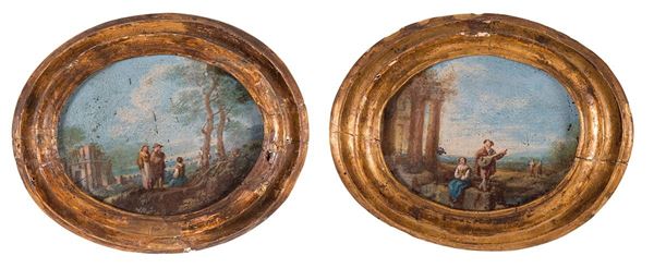 Anonimo lombardo del XVIII sec  - Asta Antiquariato, Pittura, Oggetti d'arte, Porcellana, Arte Moderna - Incanto Casa d'Aste e Galleria