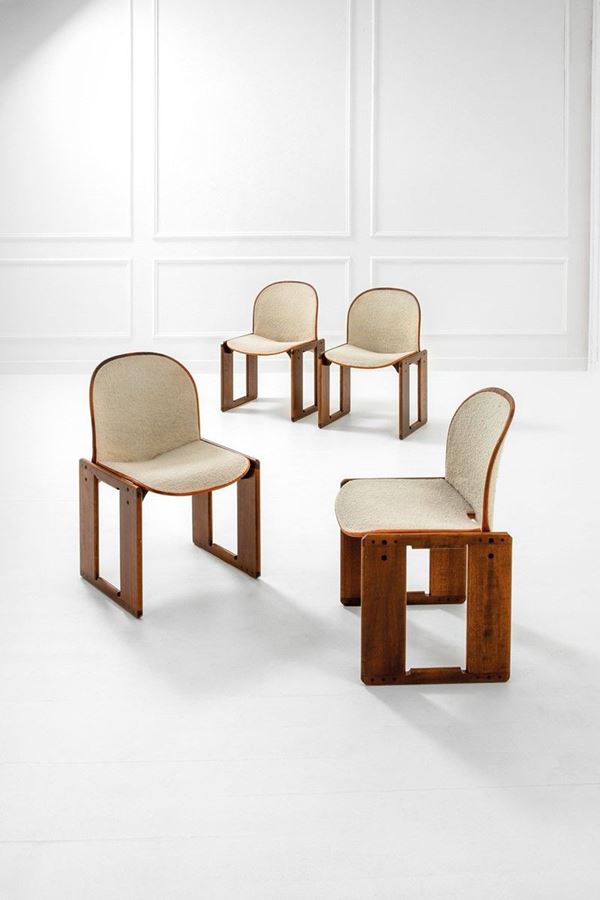 Afra e Tobia Scarpa : Quattro sedie mod. Dialogo
Te  - Asta Design, Winter Sale - Incanto Casa d'Aste e Galleria