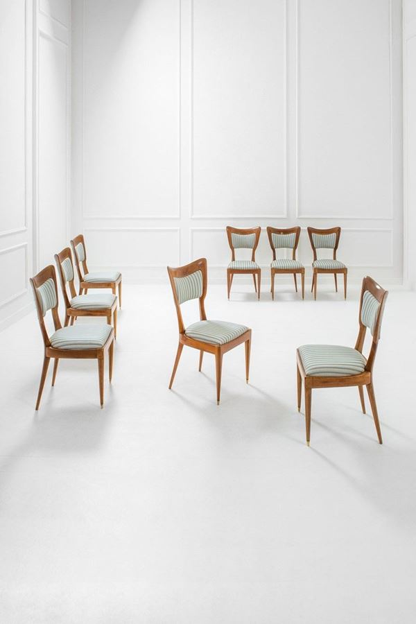 Otto sedie
Legno, tessuto, ot  - Asta Design, Winter Sale - Incanto Casa d'Aste e Galleria