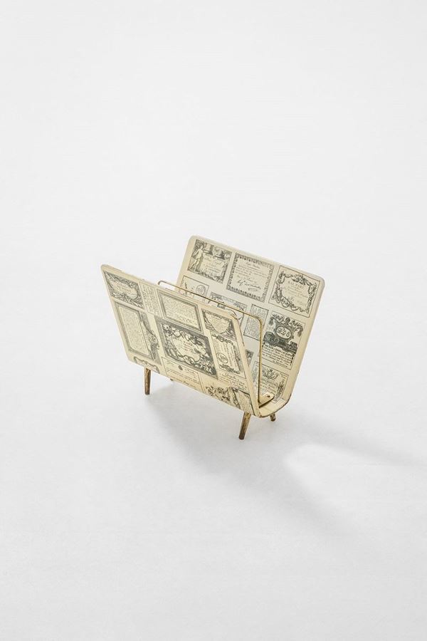 Piero Fornasetti : Portariviste
Metallo serigraf  - Auction Design, Winter Sale - Incanto Casa d'Aste e Galleria
