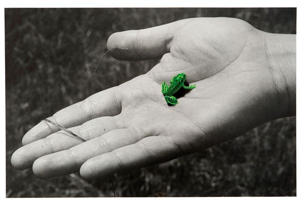 Enzo Obiso : Mano di Nicola De Maria con ra  - Asta Fotografia - Incanto Casa d'Aste e Galleria