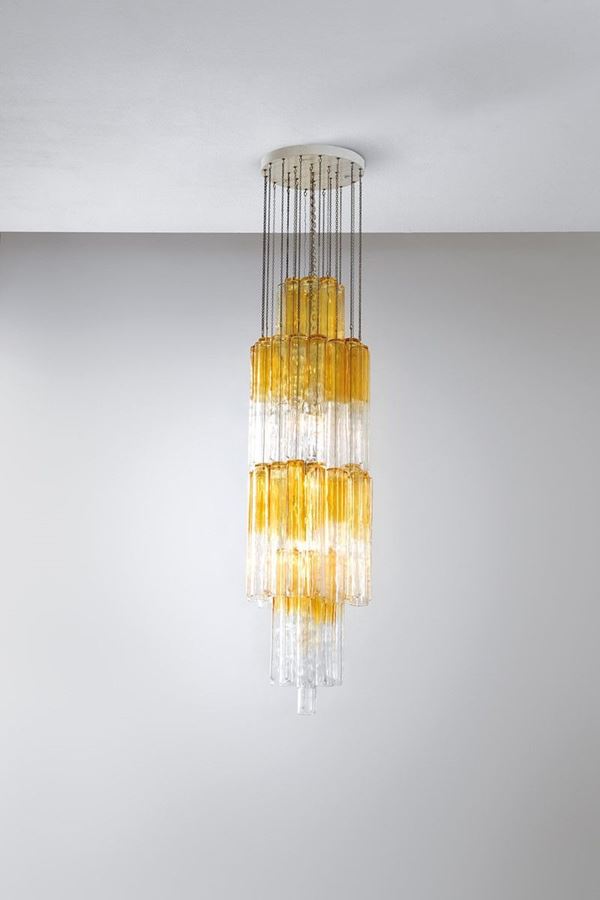 Venini : Lampadario mod. 953 Calza
Vet  - Asta Design, Winter Sale - Incanto Casa d'Aste e Galleria