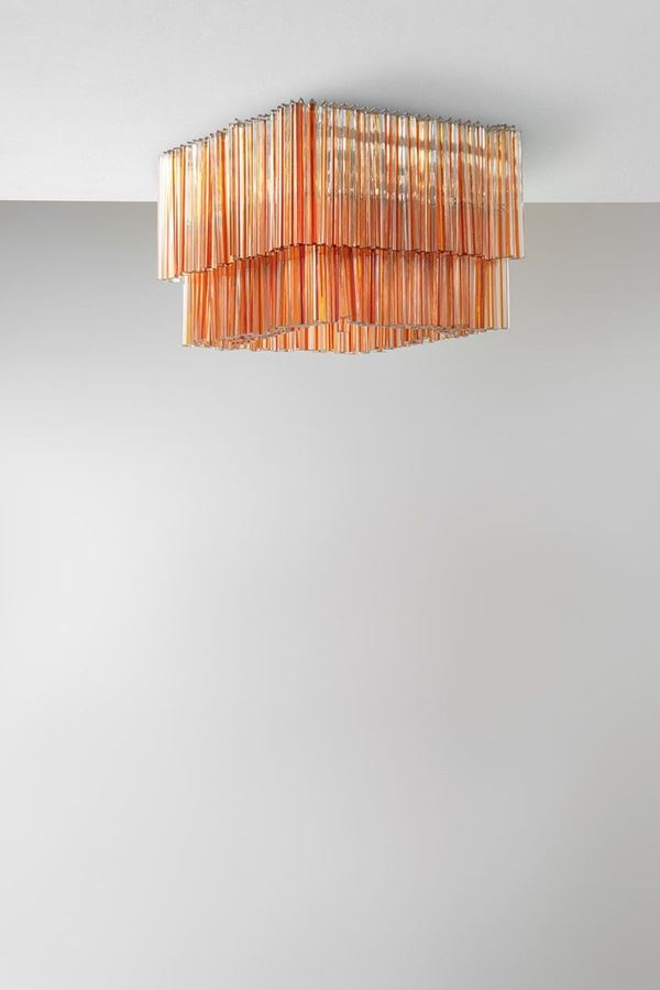 Venini : Lampadario mod. Trilobo
Vetri  - Asta Design, Winter Sale - Incanto Casa d'Aste e Galleria