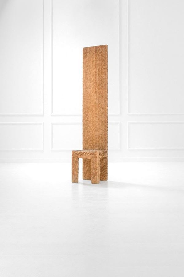 Urano Palma : Sedia scultura
Legno scolpito  - Asta Design, Winter Sale - Incanto Casa d'Aste e Galleria