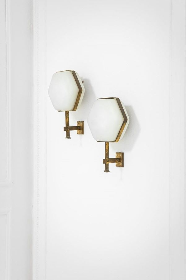 Stilnovo : Coppia di lampade da parete
O  - Auction Design, Winter Sale - Incanto Casa d'Aste e Galleria