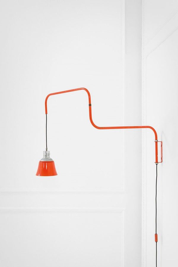 Heinrich Bormann : Lampada da parete mod. 830 
M  - Asta Design, Winter Sale - Incanto Casa d'Aste e Galleria