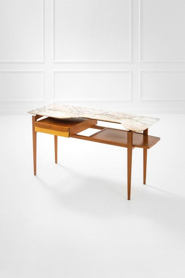 Console
Legno tinto, marmo.
  - Auction Design, Winter Sale - Incanto Casa d'Aste e Galleria