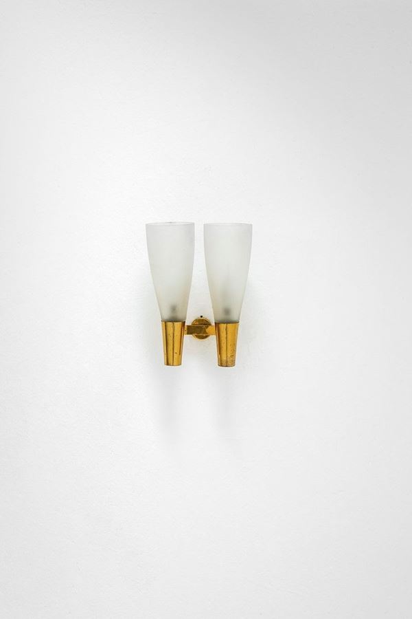Pietro Chiesa : Lampada da parete a due lumi m  - Auction Design, Winter Sale - Incanto Casa d'Aste e Galleria