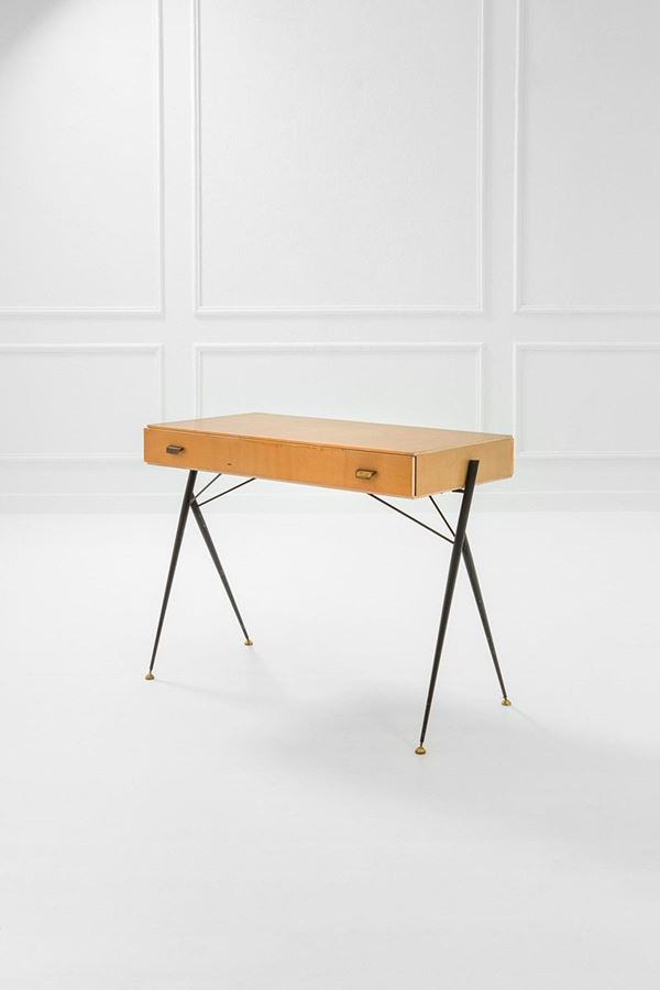 Silvio Cavatorta : Scrittoio
Legno, metallo lacc  - Asta Design, Winter Sale - Incanto Casa d'Aste e Galleria