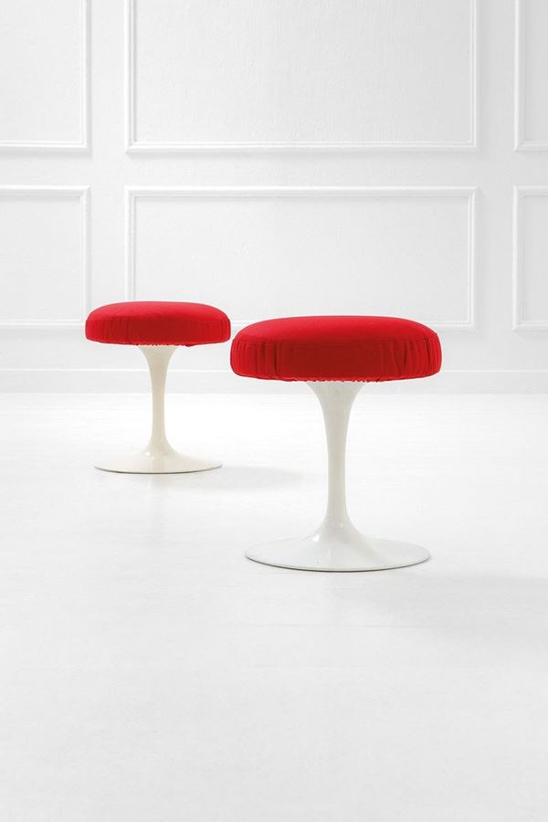 Eero Saarinen - Due sgabelli mod. Tulip