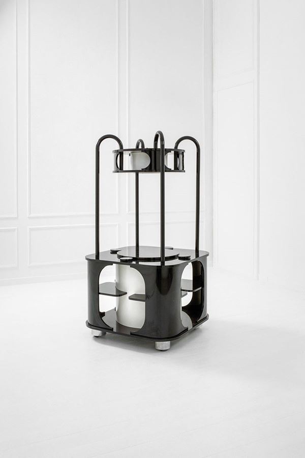 Mobile bar da centro su ruote   - Auction Design, Winter Sale - Incanto Casa d'Aste e Galleria