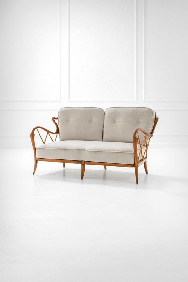 Paolo Buffa (attr.) : Divano a due posti
Legno scol  - Auction Design, Winter Sale - Incanto Casa d'Aste e Galleria