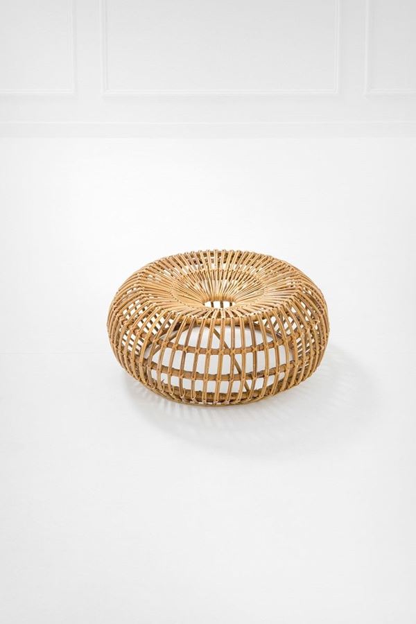 Ico Parisi - Pouf mod. BP2
Canna d&#39;india, 