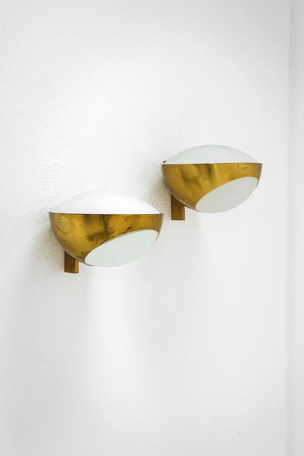 Max Ingrand : Coppia di lampade da parete mo  - Asta Design, Winter Sale - Incanto Casa d'Aste e Galleria