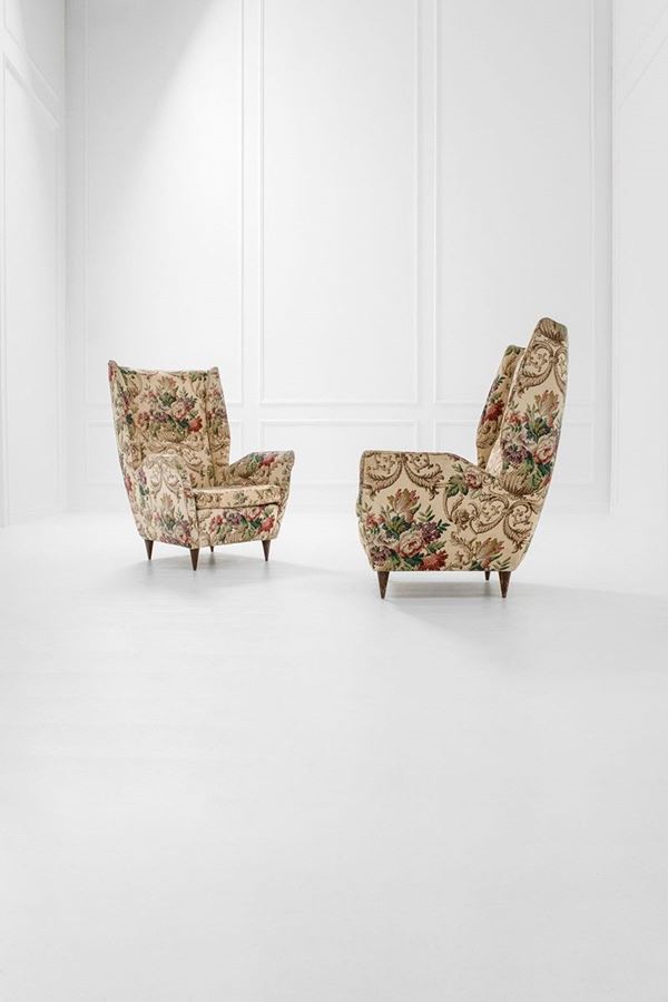 Coppia di poltrone
Legno, tes  - Asta Design, Winter Sale - Incanto Casa d'Aste e Galleria