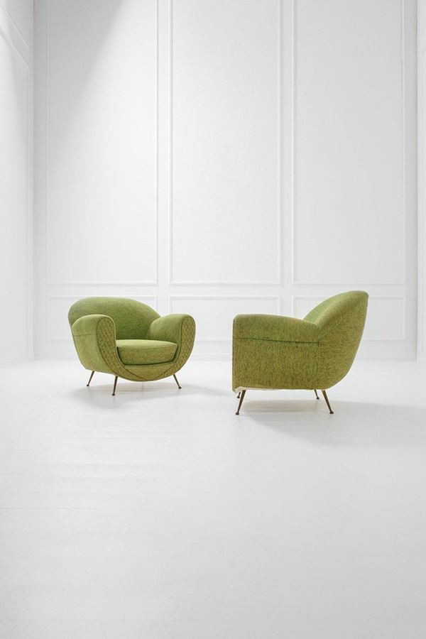 Coppia di poltrone
Legno, tes  - Asta Design, Winter Sale - Incanto Casa d'Aste e Galleria