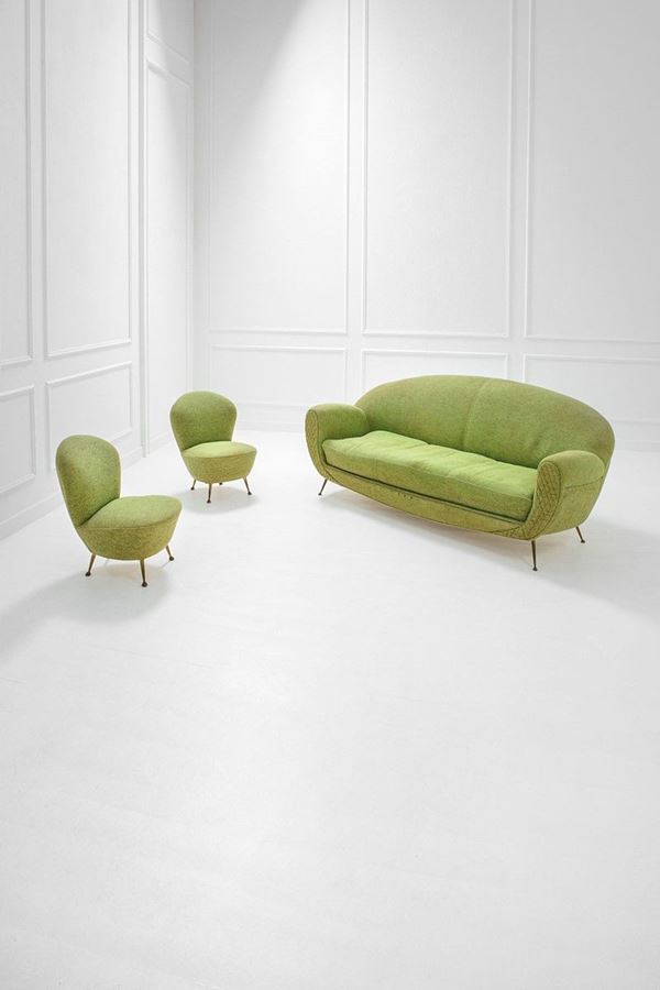Divano e due poltroncine
Legn  - Asta Design, Winter Sale - Incanto Casa d'Aste e Galleria