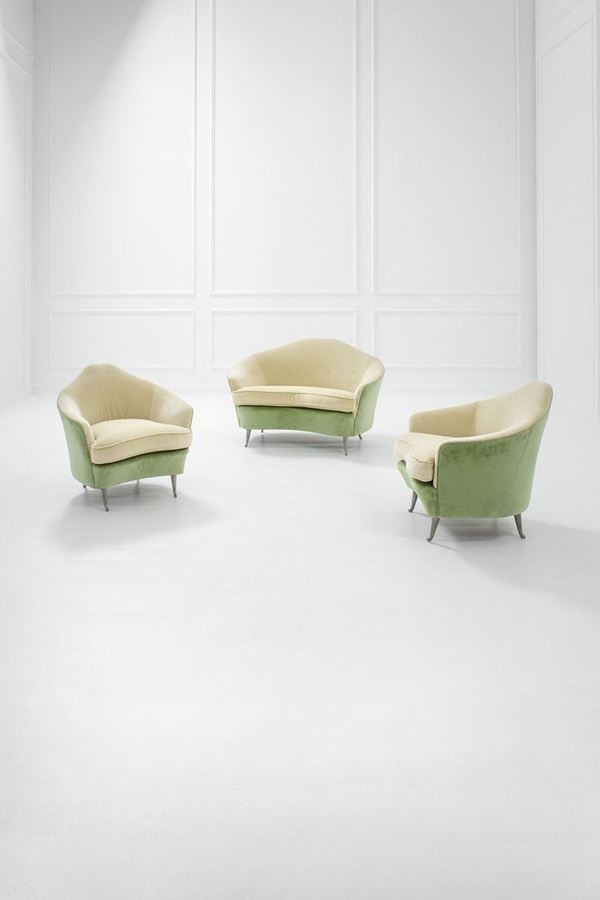 Coppia di poltroncine e divane  - Asta Design, Winter Sale - Incanto Casa d'Aste e Galleria