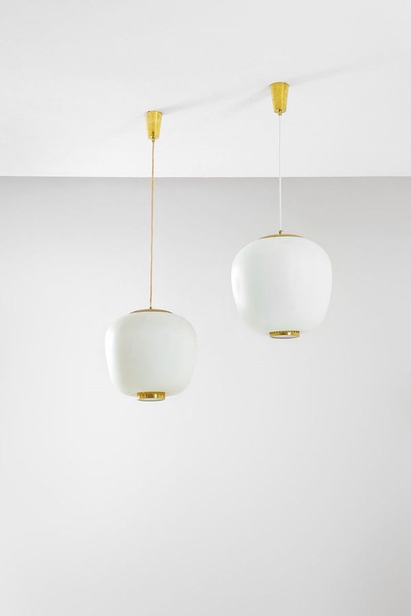 Stilnovo : Coppia di lampade a sospension  - Asta Design, Winter Sale - Incanto Casa d'Aste e Galleria