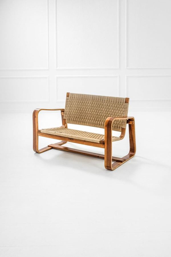 Giuseppe Pagano Pogatschnig - Divano
Legno curvato, corda i