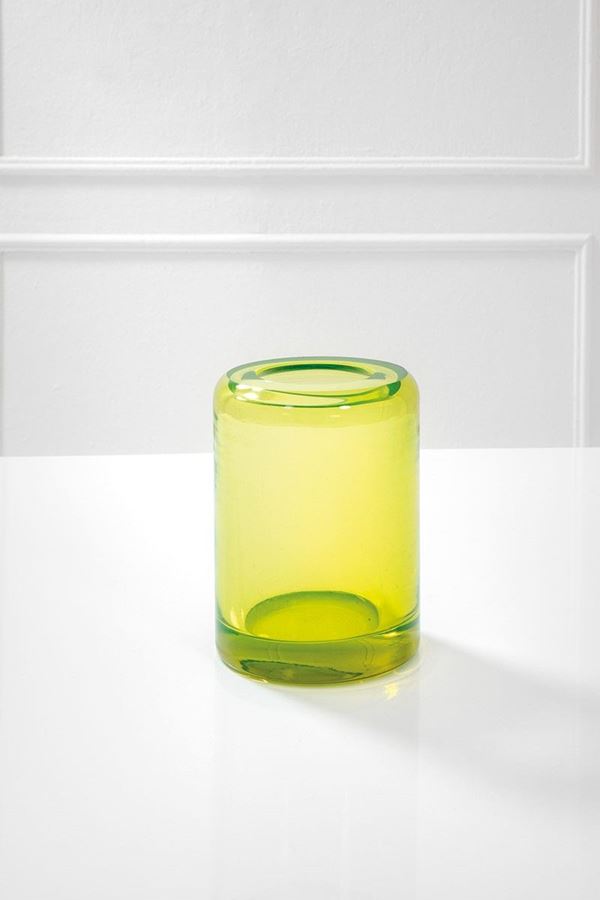 Seguso Vetri d'Arte : Vaso
Vetro verde.
Prod. Segu  - Asta Design, Winter Sale - Incanto Casa d'Aste e Galleria