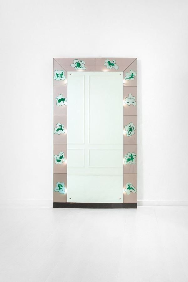 Brusotti : Grande specchiera retroillumin  - Asta Design, Winter Sale - Incanto Casa d'Aste e Galleria