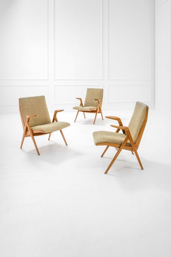 Taichiro Nakay : Tre poltrone disegnate per la   - Asta Design, Winter Sale - Incanto Casa d'Aste e Galleria
