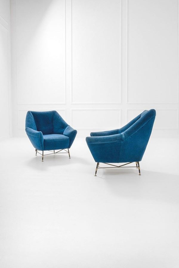 Coppia di poltrone
Legno, tes  - Asta Design, Winter Sale - Incanto Casa d'Aste e Galleria