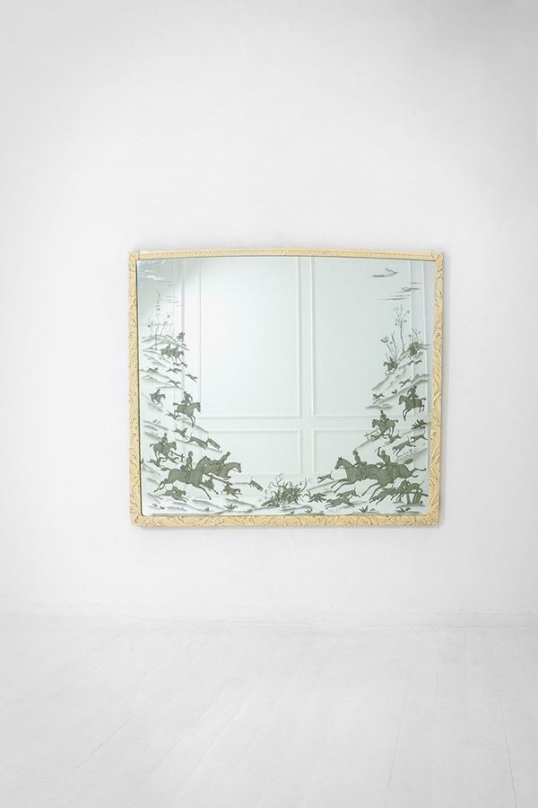Fontana Arte - Grande specchiera retroiilumin