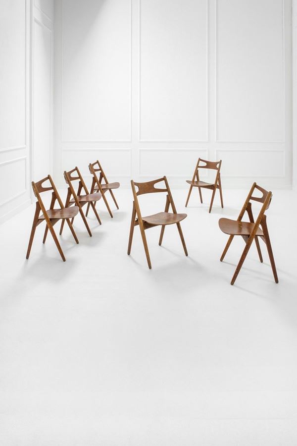 Hans Wegner - Sei sedie mod. CH-29
Legno di