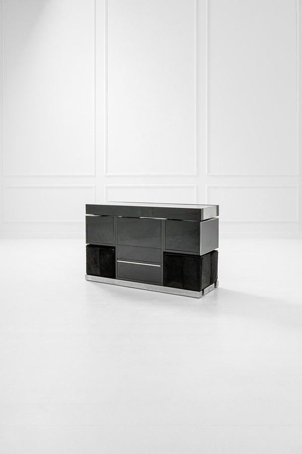 Mario Sabot - Mobile bar e due sgabelli
Leg