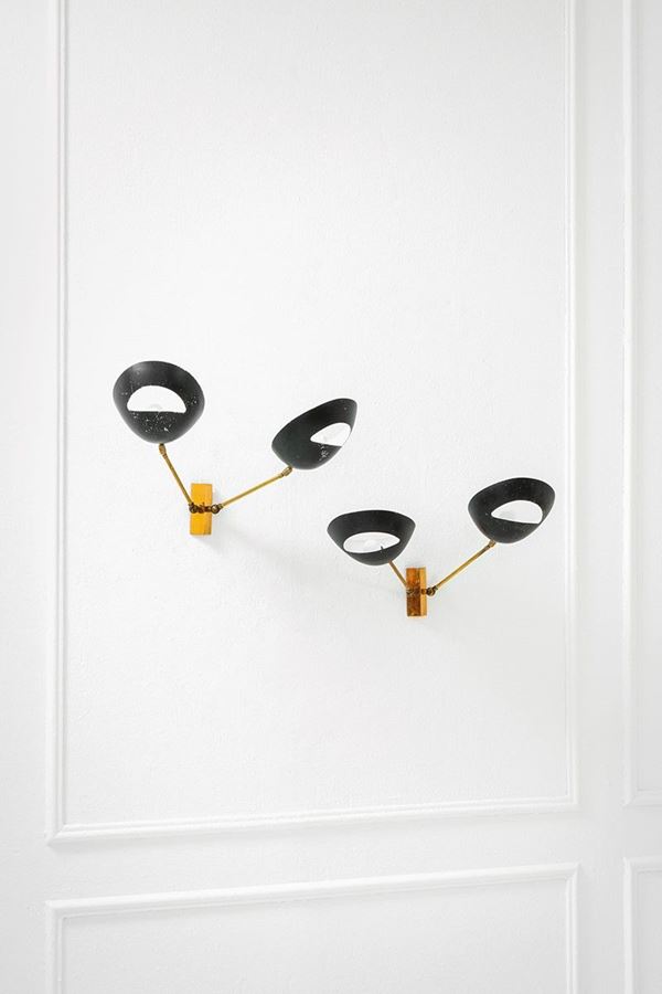 Due lampade da parete
Metallo  - Asta Design, Winter Sale - Incanto Casa d'Aste e Galleria